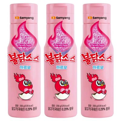 삼양 까르보불닭소스, 200g, 3개