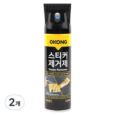 오공 스티커 제거제, 250ml, 2개