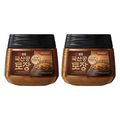 샘표 국산콩 토장, 900g, 2개