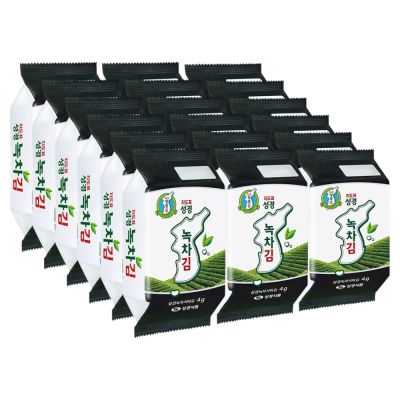 지도표성경 녹차식탁김 감사2호 4g x 18p 선물세트
