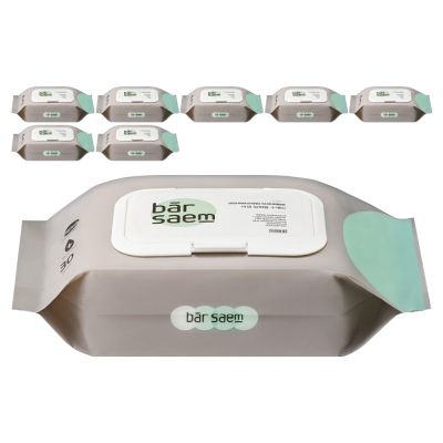바샘 세제일체형 일회용 수세미, 혼합색상, 30개입, 8개