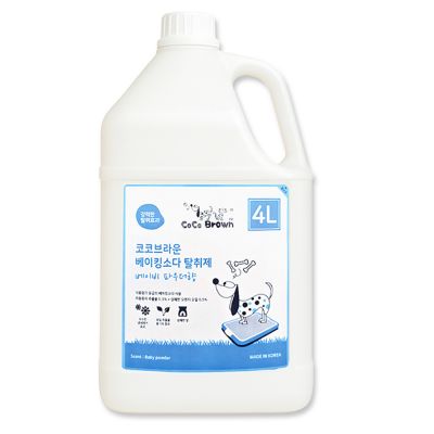 코코브라운 베이킹소다 반려동물용 탈취제 베이비 파우더향, 4L, 1개