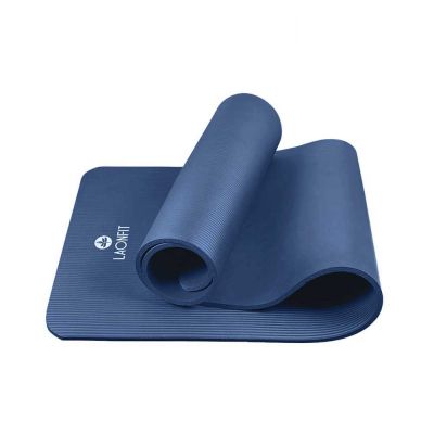 라온핏 요가매트 NBR 라이트 10mm 넓고 두꺼운 홈트, 네이비, 610 x 1800 x 10 mm, 1개