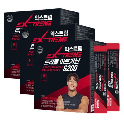 익스트림 트리플 아르기닌 6200, 20ml, 90개