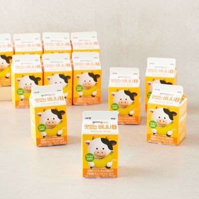 곰곰 맛있는 바나나우유, 12개, 200ml