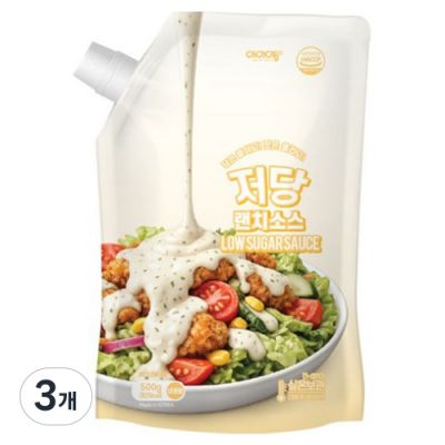 아이엠소스 저당 랜치소스, 500g, 3개