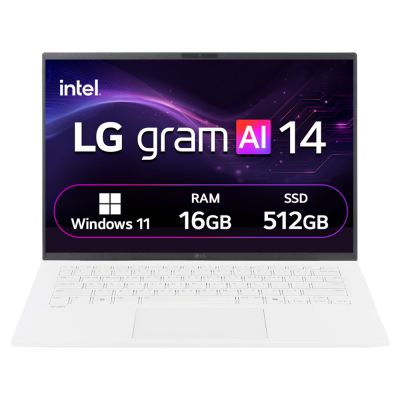 LG전자 2026 그램 AI 14 코어 Ultra5, 에센스 화이트, 14ZB90S-GA5CK, 512GB, 16GB, WIN11 Home