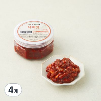 [로켓프레시] 고향곳간 낙지젓, 250g × 4개