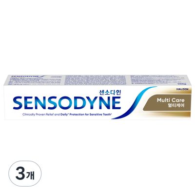 센소다인 멀티케어 치약, 100g, 3개