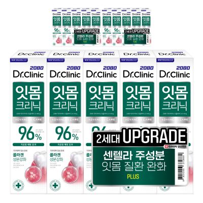 2080 닥터크리닉 잇몸치약 투, 140g, 15개