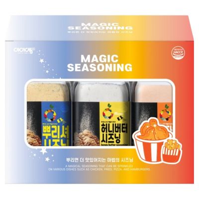 아이엠소스 매직 시즈닝 뿌리셔 70g + 체다치즈 70g + 허니버터 70g 세트