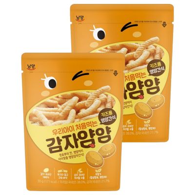 남양유업 우리아이 처음먹는 얌얌 과자, 감자맛, 2개