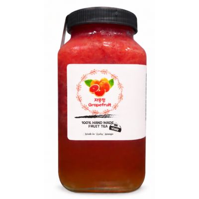 자몽청 100% 수제 과일청 자몽 알갱이, 1kg, 1개