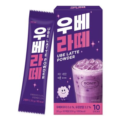 보니티 우베라떼 파우더 스틱, 20g × 10개입 × 1개