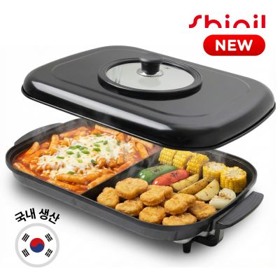 <26년 신상품> 신일 반반 전기그릴 60cm 사각 잔치팬 멀티 전기프라이팬, SPP-K601SS