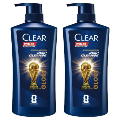클리어 맨 딥 클린 샴푸 FIFA 월드컵 26 리미티드 패키지 에디션, 2개, 650ml