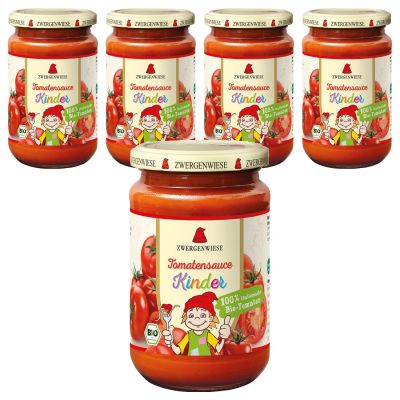 쯔베르겐비제 유기농 어린이 토마토소스, 340ml, 5개