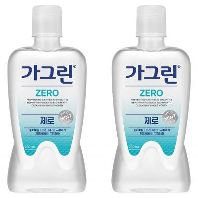 가그린 제로 구강청결제, 750ml, 2개