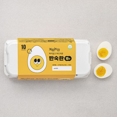 계림농장 짜지않고 부드러운 반숙란 10구, 10구, 1개