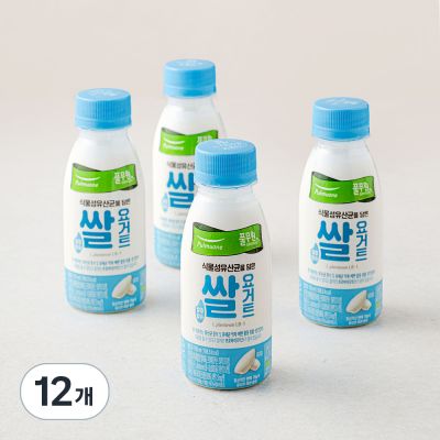 [로켓프레시] 풀무원녹즙 식물성유산균 쌀 요거트, 150ml, 1개입, 12개
