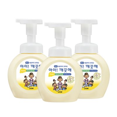 아이깨끗해 핸드워시 순 보송보송 파우더향, 250ml, 3개