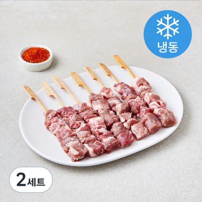 [로켓프레시] 호주산 초램 램 양꼬치 400g + 시즈닝 9g 세트 (냉동), 2세트