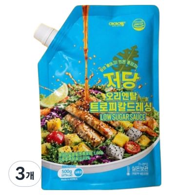 아이엠소스 저당 오리엔탈 트로피칼 드레싱, 3개, 500g