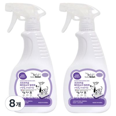 코코브라운 베이킹소다 애견탈취제 네추럴 라벤더향, 550ml, 8개