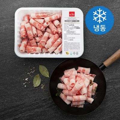 하이포크 한돈 대패 삼겹살 (냉동), 500g, 1팩