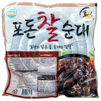 포돈 찰순대 2kg(1kg+1kg) , 포천 맑은물 신선한 재료로 맛있게, 1kg, 2개