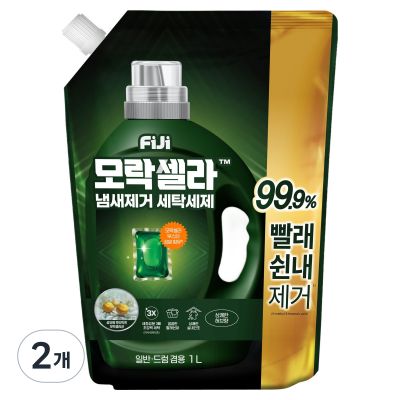 피지 모락셀라 빨래쉰내 냄새제거 실내건조 세탁세제 허브향 리필