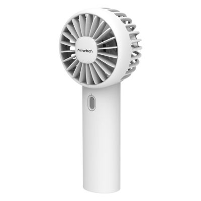 로랜텍 윈쿨 스몰 저소음 경량 미니 핸디 무선 휴대용 손선풍기, 단일상품, WHITE