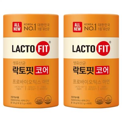 락토핏 코어 유산균 60p, 120g, 2개