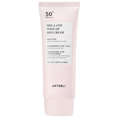 아트델리 멜라 컷 톤업 선크림 SPF50+PA++++/기미 잡티, 3개, 50ml