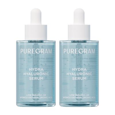 1등 수분세럼 100시간 수분충전 퓨어그램 저분자 히알루론산 세럼, 50ml, 2개