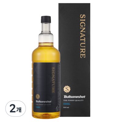 불스원 불스원샷 시그니처 연료첨가제 경유 500ml, 디젤/경유, 2개