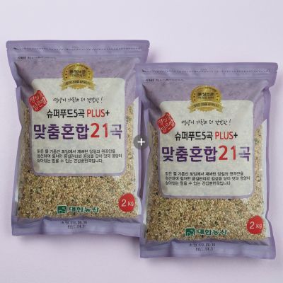 대한농산 맞춤 혼합곡 21곡, 2kg, 2개