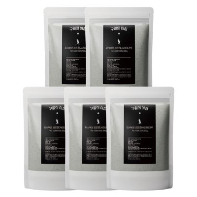 구월의아침 국산100%쪄서볶은 서리태콩물가루 검은콩가루 500g, 500g, 5개
