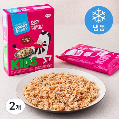 [로켓프레시] 푸디버디 한우 볶음밥 2입 (냉동), 360g, 2개