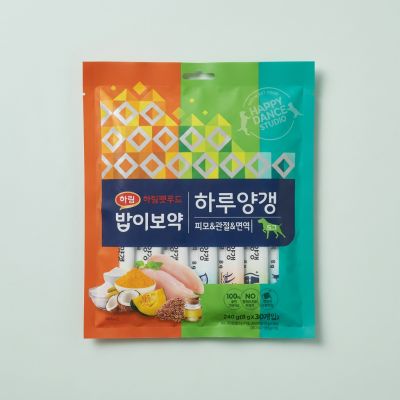 하림펫푸드 밥이보약 DOG 하루양갱, 버라이어티팩, 8g, 30개입, 1봉