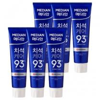 메디안 치석 오리지널 치약, 120g, 6개