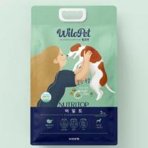 윌로펫 뉴트리탑 어덜트 사료, 1-7세, 닭, 3kg, 1개