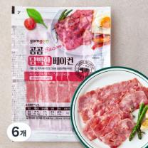 곰곰 담백한 베이컨, 75g, 6개
