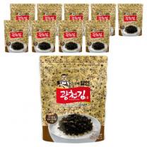 광천김 3대째 달인 김자반, 60g, 10개