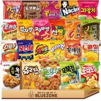 정량 인기스낵 새우깡1 감깡1 고깡1 자갈1 포스1 오집1 바나킥1 나초1 포카1 스윙1 꼬북1 꽃게1 콘칲1 신짱1 카땅1 꿀꽈1 조청1 먹태1 츄러스1 포테토1 벌집1 몽실1, 22개, 90g