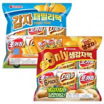 오리온 감자 패밀리팩, 180g, 1개 + 온리 생감자팩, 180g, 1개