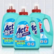 피죤 액츠 실내건조 세탁세제, 일반드럼겸용, 3L, 3개