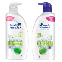 헤드앤숄더 두피 토탈 솔루션 애플 프레쉬 샴푸 850ml + 두피 트리트먼트 850ml