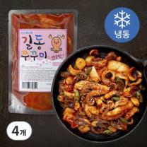 [로켓프레시] 바담바담 길동 쭈꾸미볶음 매운맛 (냉동), 300g, 4개