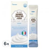 헬로바이오 무가당 자연발효 그릭요거트 스타터, 15g, 6개